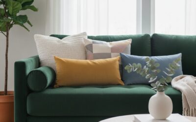 Welke kleur kussens op een groene bank? Handige stylingtips voor je zithoek