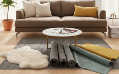 Welke kleur vloerkleed bij een bruine bank? De beste combinaties en trends